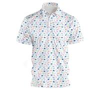 Darringls Bigfoot Sasquatch - Polo de golf à manches courtes pour homme - Coupe courte - Évacuation de l'humidité - Avec poche de poitrine - Léger - Coupe droite, gris, L