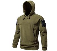 Darringls Hommes Uniforme Militaire Camouflage Tactique Militaire Combat Hoodies avec Capuche Camouflage Pull Course Travail Pêche Outdoor Alpinisme Champ Extérieur Amovible Sweat à Capuche T-Shirt,