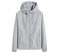 Darringls Veste de protection solaire pour homme - Léger - UPF 50+ - Sweat à capuche - Protection solaire - T-shirt de randonnée - Respirant - Séchage rapide - Rashguard Dry Fit - Sweat à capuche