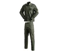 Darringls Veste tactique uniforme pour airsoft pour homme BDU Veste de combat T-shirt & pantalon Costume camouflage pour jeu de guerre Armée Militaire Paintball Airsoft Chasse Tir, Vert kaki, XL