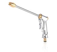 D'arrosage Métal à Long Manche, Pistolet Métal Lance Haute, Conception étanche, Pistolet à Eau Ee Jardin Robuste Avec Buse En laiton Convient Aux Jardins, Aux Voitures Et Aux Animaux Domestiques