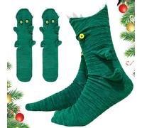 Darryy Chaussettes Crocodile, Chaussettes Crocodile Homme, Chaussettes Tricotées, Chaussettes de Sol, Taille Unique, Crocodile, Pour Femmes Et Hommes, Cadeau de Noël