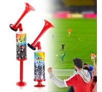 Darryy Lot de 2 Klaxons de Stade sans gaz -Paquet de 2 Corne de Supporter, Trompette Supporter, Une Voix Forte et Claire, Un Excellent Meneur d'hommes, (S)