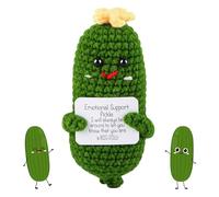 Darryy Mini Pomme de Terre Positive Drôle, Potate Positive, Pomme de Terre Positive Poupée de Pomme de Terre Tricotée pour Les Cadeaux d'anniversaire la Décoration de Fête l'Encouragement