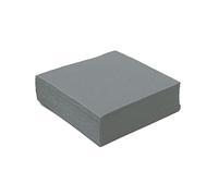 Dart - 40 SERVIETTES COCKTAIL PAPIER 25CM GRIS ACIER