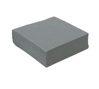 Dart - 40 SERVIETTES PAPIER GAUFRÉ 38CM GRIS ACIER