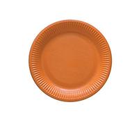 Dart - 8 Assiettes Carton Rond Dessert 18CM Orange