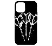 Dart Arrows Line Art Sports Club Coque pour iPhone 12/12 Pro