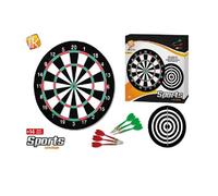 DART BOARD D37 CM + 6 DARTS ME