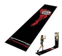 Dart Board Mat - Floor Protection Carpet, Portable Throw Line Marker with Non-Slip Rubber Backing, Professional Oche Runner, Heavy Duty Guard, Recreational Game Rug for Recreation Center Sports Club