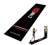 Dart Board Mat - Floor Protection Carpet, Portable Throw Line Marker with Non-Slip Rubber Backing, Professional Oche Runner, Heavy Duty Guard, Recreational Game Rug for Recreation Center Sports Club