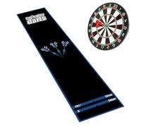 Dart Board Mat for Floor | Floor Protection Portable with Throw Line | Dart Carpet Mats | for Game Room Recreatio Club Office Basement Garage