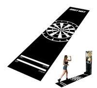Dart Board Mat for Floor | Floor Protection Portable with Throw Line | Dart Carpet Mats | for Game Room Recreatio Club Office Basement Garage