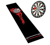 Dart Carpet Mat with Throw Line - Floor Protection Mats, Portable Dartboard Practice for Sports Club Game Room Use | Ideal Home Basement Garage Office Recreation Center Party Indoor