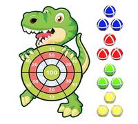 Dart Dino® Jeu de Fléchettes Dinosaure pour Enfants | Cible avec Balles Scratch | Jouet de Coordination Amusant | Facile à Accrocher Intérieur ou Extérieur | pour Garçon et Fille | OriginalCup