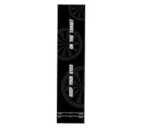 Dart Floor Mat - Non Slip Throw Line Protector for Game Room Bar | Rubber Surfaces with Printed Distance Marker, 118x13 inch Dart Playing Accessory Perfect for Indoor Parties