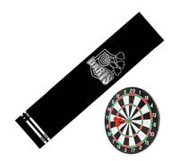 Dart Floor Mat - Non Slip Throw Line Protector for Game Room Bar | Rubber Surfaces with Printed Distance Marker, 118x13 inch Dart Playing Accessory Perfect for Indoor Parties
