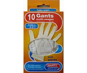 dart france Gants Fin Latex Boite X10 Taille L 10 - Lot de 3