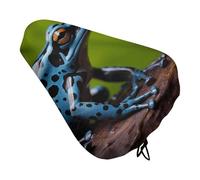Dart Frog Housse de siège de vélo bleue extra douce et confortable, protection contre la pluie, le soleil, housses durables et résistantes à la poussière pour vélos de ville et de montagne