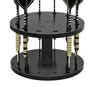 Dart Holder | 12 Slots Wooden Display Organizer, Vertical Dart Storage for Desktop Playroom Bar Home Indoor Outdoor Playground Use, Neat Stand for Daily Game Setup and