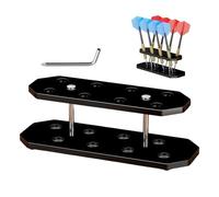 Dart Holder Rack - Acrylic Stand, 8 Capacity, Storage Supply with Durable Feature, Transparent Organizer with Practical Detail, Holder, Lover Family Friends Bar Game Room Office Desk Indoor Character