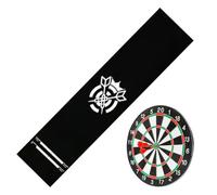 Dart Mat with Throw Line | Anti-Slip Crystal Velvet with Throw Line - Effortless Storage Protective Dart Rug Mat - for Leisure Area Game Room Recreation Center Office Break Room Garage Dormitory