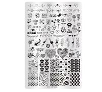 D'art 'ongles Moderne Avec Des Motifs De Nœuds Fleurs Outil 'estampage ' Pour Améliorer Vos Styles Lors Fêtes Ou 'événements Quotidiens Impression ' Longue Durée