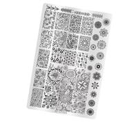 D'art 'ongles Moderne Avec Des Motifs De Nœuds Fleurs Outil 'estampage ' Pour Améliorer Vos Styles Lors Fêtes Ou 'événements Quotidiens Impression ' Longue Durée