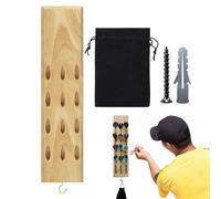 Dart Wall Holder, Compact Storage Rack, Wall-Mounted Display Stand, Organizer with Bag and Screws, Ideal for 12 Tip Darts, Game Room, Bar, Man Cave, Recreation Area, Indoor Sports Use