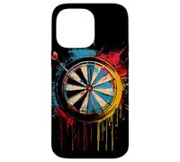 Dartboard Graffiti Bar sportif avec lanceur de fléchettes Coque pour iPhone 14 Pro Max