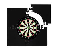 Dartboard Surround Protector - Spliced Square Dart Backing, Wall Guard Dart Frame | Absorbing Wall Protection Panel System High Density Foam Surround Barrier Target Practice Protection Border f