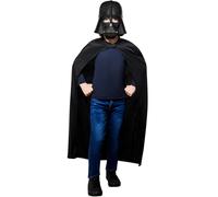 Darth Vader Cape avec Masque Enfants Licence Star Wars Accessoire Déguisement