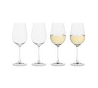 Dartington Crystal Bliss Lot de 4 verres à vin blanc élégants pour vin blanc, divertissement et utilisation quotidienne