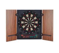 Dartmaster 180 Cible Jeu de fléchettes électronique Embouts souples - marron