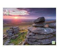 Dartmoor Calendrier mural 2027 format A4, affichage mensuel, voyage, cadeau