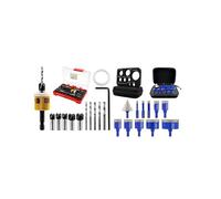 DARTOTEK Foret avec Fraisoir Contre et SHDIATOOL Foret Diamant Kit Trépan Carrelage