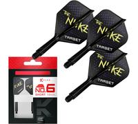 Darts Luke Littler Ailettes et Système d'arbre,No.2/No.6Pack de 3 Ailettes Kflex All in One,The Nuke Player Edition Accessoires de FléchettesFléchettes K-Flex Court/Intermédiaire/Moyen.[N95]