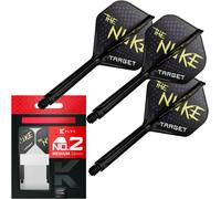 Darts Luke Littler Ailettes et Système d'arbre,No.2/No.6Pack de 3 Ailettes Kflex All in One,The Nuke Player Edition Accessoires de FléchettesFléchettes K-Flex Court/Intermédiaire/Moyen.[N91]