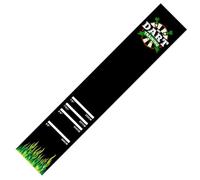 Darts Mat, 300x34cm Velours Glace Protection De Sol Jeux De Fléchettes Checkouts Tapis De Fléchettes Ultra Résistant avec Dos Antidérapant pour Débutants Et Professionnels