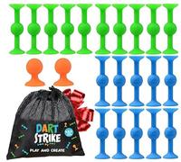 DartStrike® | Jeu de 22 Fléchettes avec Ventouses | Création de Formes pour Les Enfants | Jouets en Silicone | Enfants et Adultes | Précision | Défi | Cadeau Original | OriginalCup®