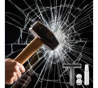 DARUITE Film De Sécurité Anti-Éclats, 4 Mil Transparent Résistant Aux Impacts, Films pour Fenêtre À Adhésif De Sécurité, Film Fenetre pour Maison, Vitrine, Supermarché Et Bureau (60 x 200 cm)