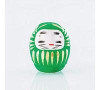 Daruma, Amulette Japonaise en Papier mâché, 6 cm Taille 0.3 (Vert)