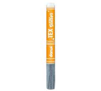 DARWI - DA0140013080C - Un Marqueur Pour Tissus Clairs et Foncés finition Pailletée - Pointe 2 MM - Coloris Argent - 6 ML - DARWI TEXTILE GLITTER - Peinture Pour Tissus - Loisirs Créatifs