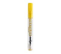DARWI - DA0140013700C - Un Marqueur Pour Tissus Clairs et Foncés finition Pailletée - Pointe 2 MM - Coloris Jaune - 6 ML - DARWI TEXTILE GLITTER - Peinture Pour Tissus - Loisirs Créatifs