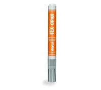 DARWI - DA0160013080C - Un Marqueur Pour Tissus Clairs et Foncés finition Métallique - Pointe 2 MM - Coloris Argent - 6 ML - DARWI TEXTILE OPAK - Peinture Pour Tissus - Loisirs Créatifs