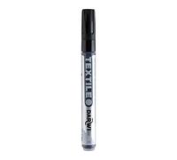 DARWI - DA0160013100C - Un Marqueur Pour Tissus Clairs et Foncés finition Opaque - Pointe 2 MM - Coloris Noir - 6 ML - DARWI TEXTILE OPAK - Peinture Pour Tissus - Loisirs Créatifs - Activité Manuelle