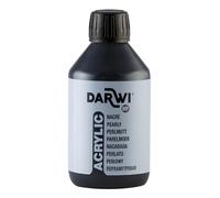 DARWI - DA0210250100C - Un flacon de Peinture Acrylique Nacrée - Coloris Noir - 250 ML - DARWI ACRYLIC