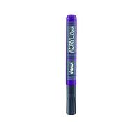 DARWI - DA0220013900C - Un Marqueur Grosse Pointe 3 MM - Peinture Acrylique Opaque - Violet - 6 ML - Multi-surfaces - Loisirs Créatifs - Activité Manuelle - Bricolage - DARWI ACRYL OPAK