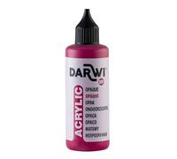 DARWI - DA0220080420C - Un flacon de Peinture Acrylique Opaque - Coloris Carmin - 80 ML - DARWI ACRYLIC