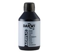 DARWI - DA0220250100C - Un flacon de Peinture Acrylique Opaque - Coloris Noir - 250 ML - DARWI ACRYLIC